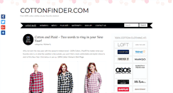 Desktop Screenshot of cottonfinder.com