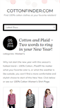 Mobile Screenshot of cottonfinder.com