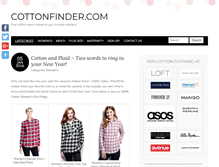 Tablet Screenshot of cottonfinder.com